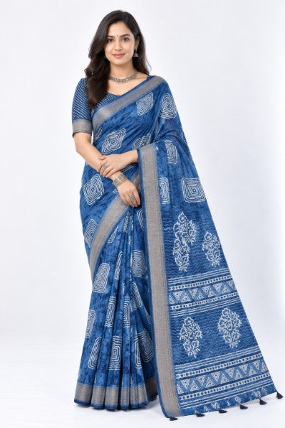 Ajrakh Cotton SIlk