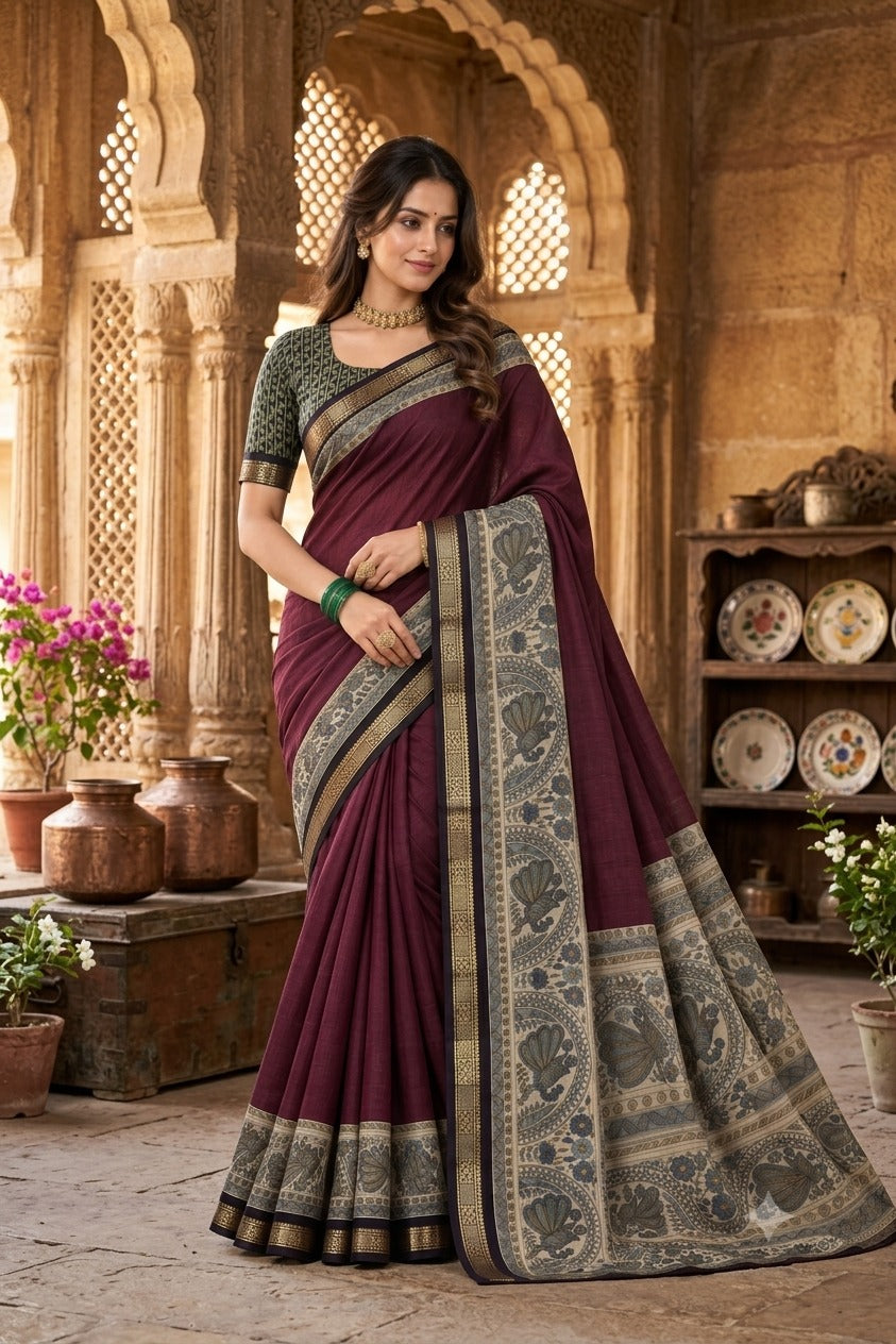 Mul Cotton Kalamkari